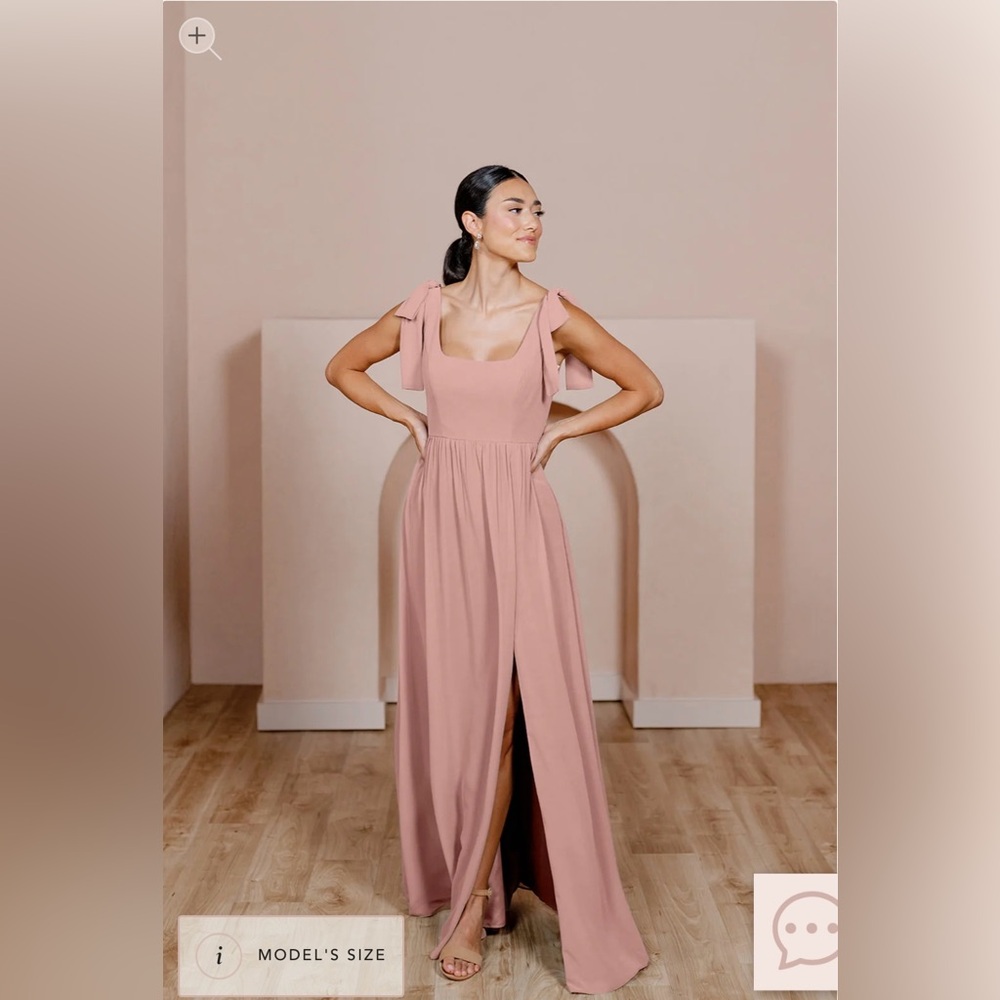 Revelry Bowie Dress in the color Blushing Bride size 6 petite